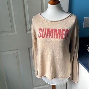 Marled summer sweater size small